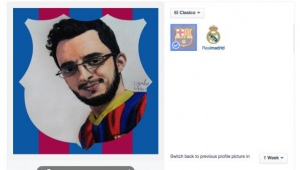 ادعم برشلونة أو ريال مدريد عبر تغيير صورتك على فيس بوك