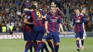 نيمار يقود برشلونة لنصف نهائي الأبطال على حساب سان جيرمان