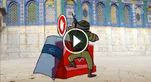 كيف سخرت المرأة المقدسية من الجندي الصهيوني !؟ شاهد رد الفعل في الفيلم الكرتوني القصير