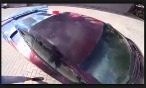 بالفيديو.. سيارة لامبورجينى يتغير لونها بناءً على درجة الحرارة!