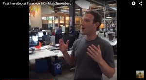  زوكربيرغ ينشر أول فيديو بالبث المباشر على "فيسبوك"