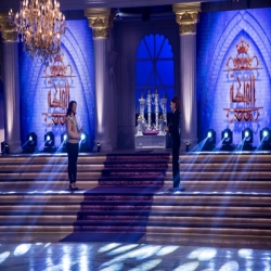 الفلسطينية هديل الفرا تدخل القصر الملكي في برنامج الملكة