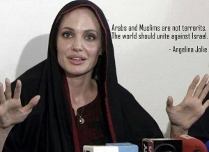 انجلينا جولي : العرب والمسلمين ليسوا ارهابيين
