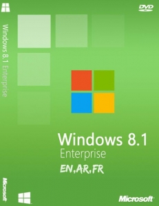 بتحديثات شهر يوليو نسخه ويندوز 8.1 انتربرايز بلغات انجليزي و عربى و فرنسى Windows 8.1 Enterprise En,Ar,Fr