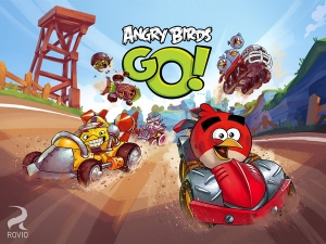 إطلاق لعبة الطيور الغاضبة Angry Bird Go بحلة جديدة مع متعة سباق السيارات للأندرويد والـ ios والبلاك بيري والويندوزفون