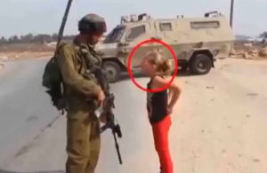 طفلة فلسطينية أشجع من الف يهودي بإسرائيل 