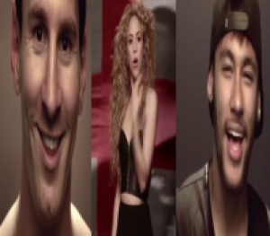 كليب Shakira - La La La 2014 بمشاركة ميسي و نيمار و بيكيه وسيلفا و فالكاو