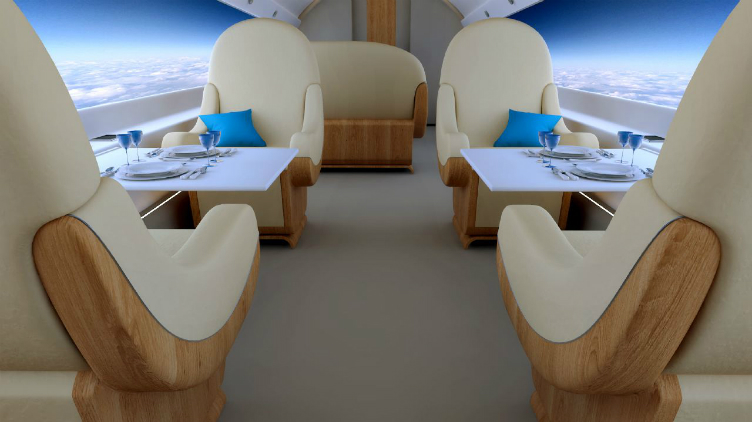 في العام 2024 سنسافر في طائرة بجدران "شفافة"!