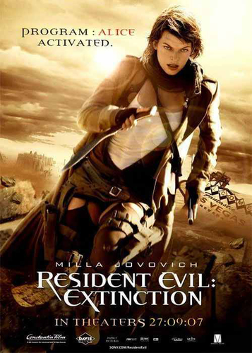 شاهد فلم الاكشن و الخيال العلمي المرعب Resident Evil Extinction 2007 مترجم