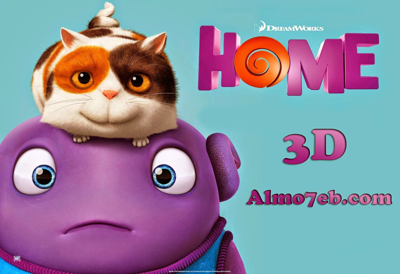فلم الكرتون الوطن Home 2015 3D 1080P SPS مدبلج للغة العربية